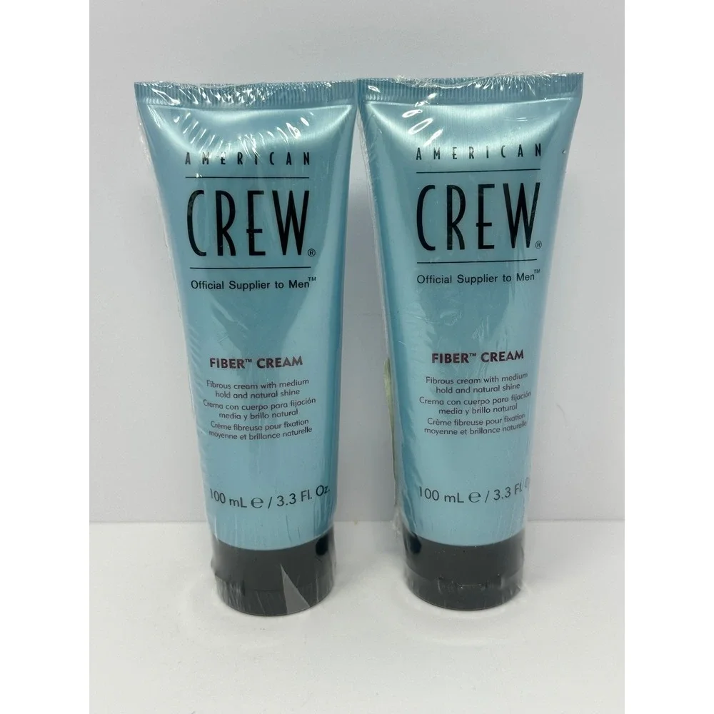 Lot of 2 NEW Sealed American Crew Fiber Cream 3.3oz